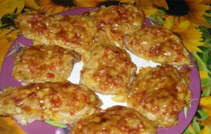 Мясо под майонезом