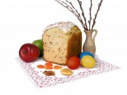 Праздничный кулич на Пасху
