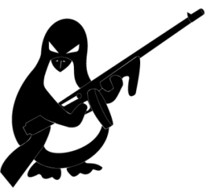 Пингвин с ружьем