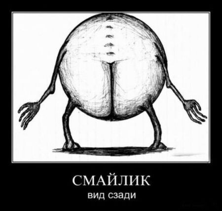 Смайлик вид сзади